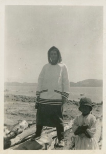 Image of Miriam MacMillan with Eskimo [Inuk] girl